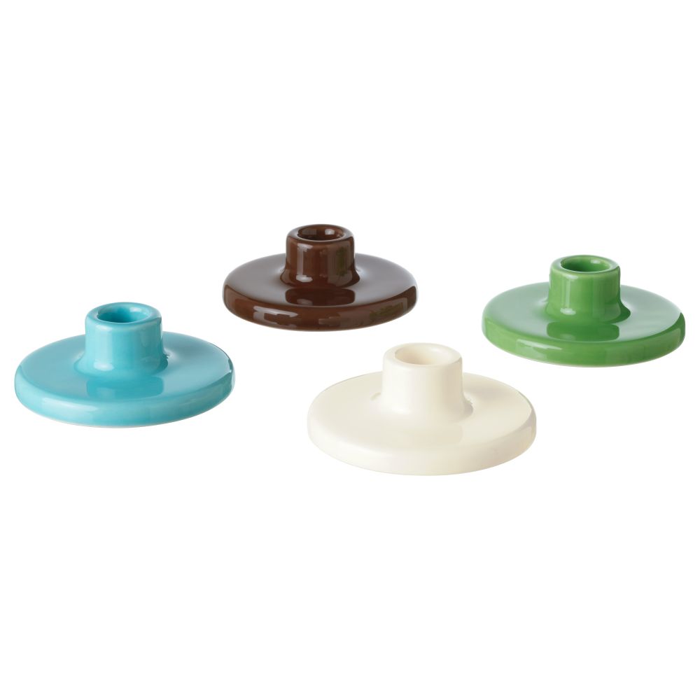 Подсвечник ТИЛЛФЭЛЛЕ, разные цвета (9 см) - фото 1