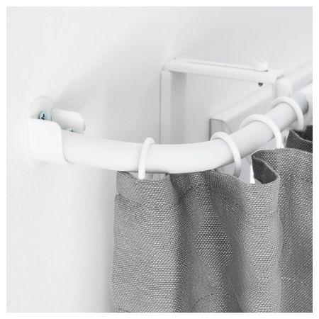 Угловое соединение гардинного карниза РЭККА, белый