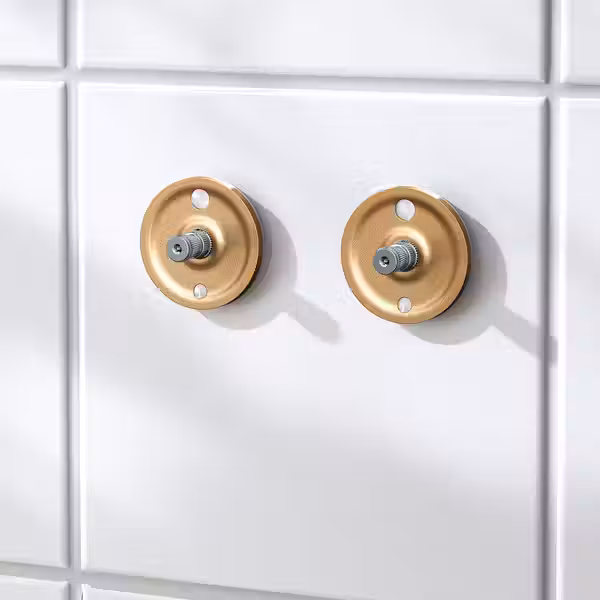 KROKSJÖN КРОКШЁН Набор для приклеивания к стене - схема-чертеж с размерами