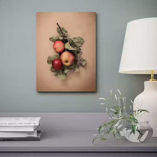 PJÄTTERYD Картина - Листья и яблоки 30x40 см - фото 2