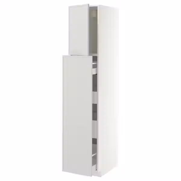 METOD / MAXIMERA Высокий шкаф/выдвижн секция/1дв/4ящ - фото 1