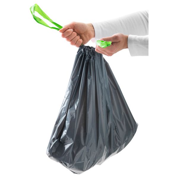 Мешок для мусора ФОРСЛУТАС, серый (21 л) - фото 4