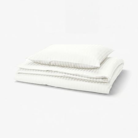 NATTJASMIN Пододеяльник и наволочка - белый 150x200/50x60 см