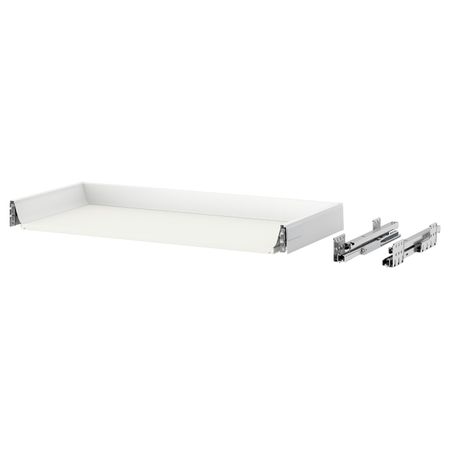 Ящик, низкий, белый 80x37 см IKEA MAXIMERA МАКСИМЕРА 803.680.99