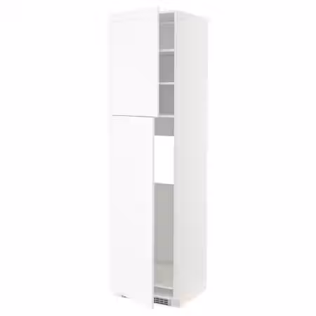 METOD Высокий шкаф д/холодильника/2дверцы