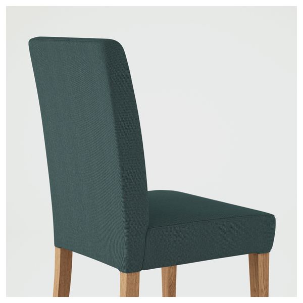 Стул ХЕНРИКСДАЛЬ, дуб, Финнста бирюзовый - фото 3