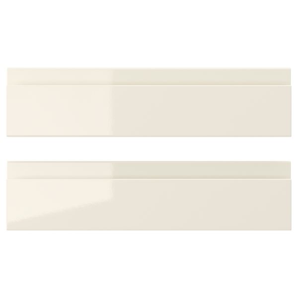 Фронтальная панель ящика, глянцевый светло-бежевый, 40x10 см IKEA VOXTORP ВОКСТОРП 803.211.58 - фото 1