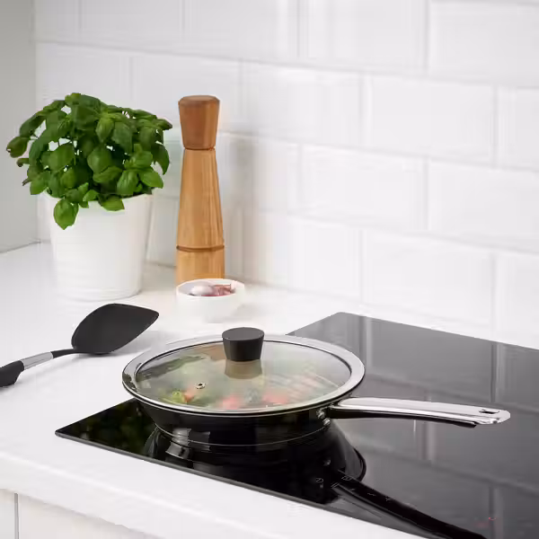 KLOCKREN Крышка для сковороды - стекло 25 см - фото 2