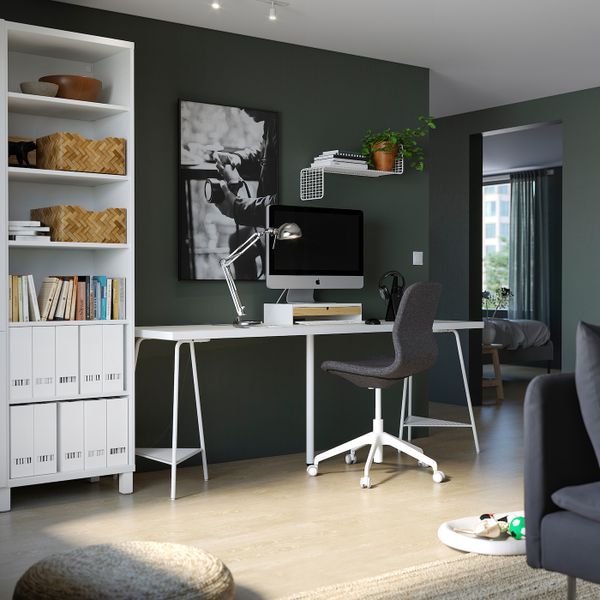 Письменный стол, белый 200x60 см IKEA LAGKAPTEN ЛАГКАПТЕН / TILLSLAG ТИЛЛЬСЛАГ 794.176.18 - фото 5