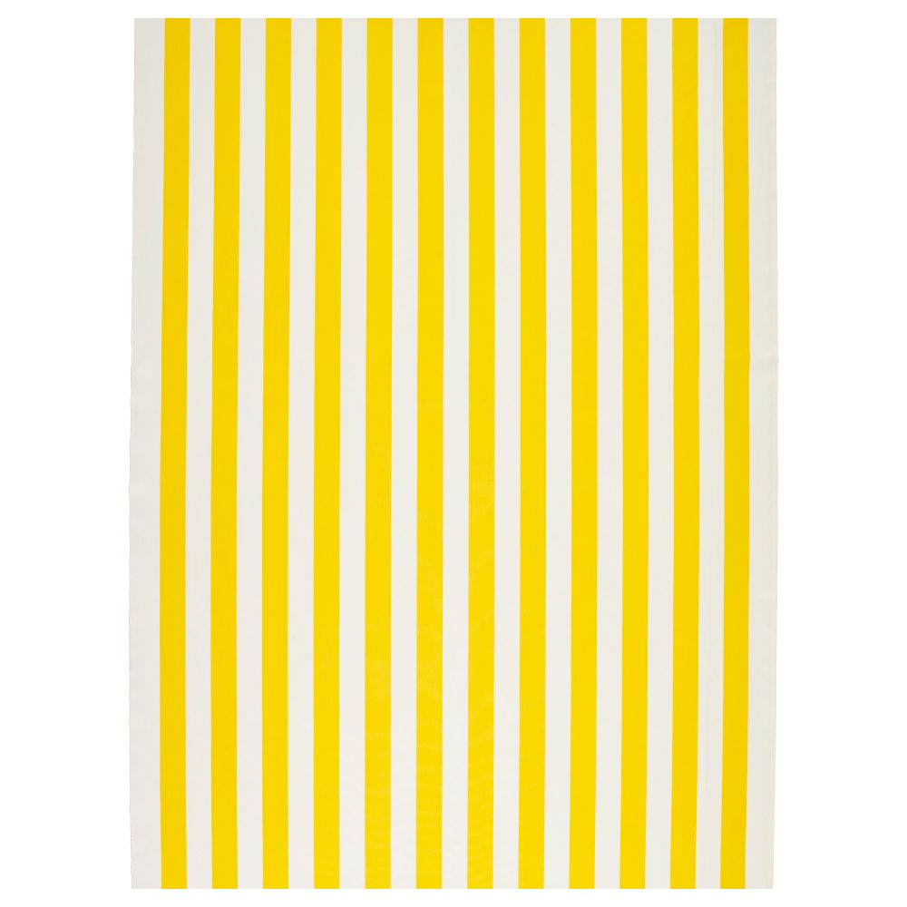 Ткань СОФИА, в широкую полоску, белый/желтый (150 см) - фото 1