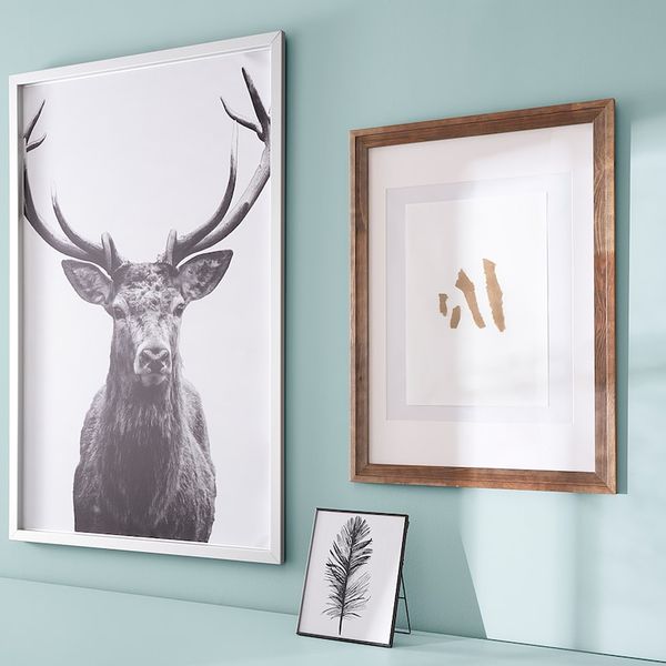 Картина с рамой, Рога/цвет алюминия 78x118 см IKEA BJÖRKSTA БЬЁРКСТА 392.977.69 - схема-чертеж с размерами