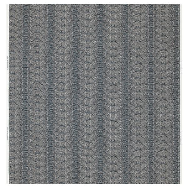 Ткань, синий/бежевый, 150 см IKEA ИЛДРИД 204.208.49 - схема-чертеж с размерами