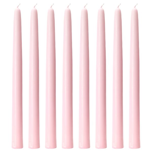 Неароматическая свеча КЛОКХЕТ, светло-розовый (25 см) - фото 1
