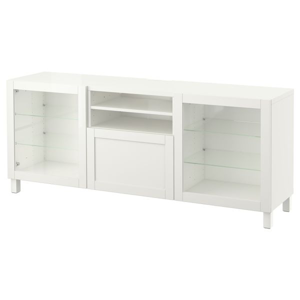 Тумба для ТВ с ящиками, 180x42x74 cm IKEA BESTÅ БЕСТО 291.940.93 - фото 1