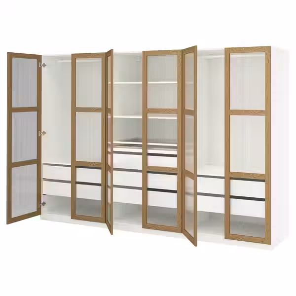 PAX / TONSTAD Гардероб, комбинация - схема-чертеж с размерами