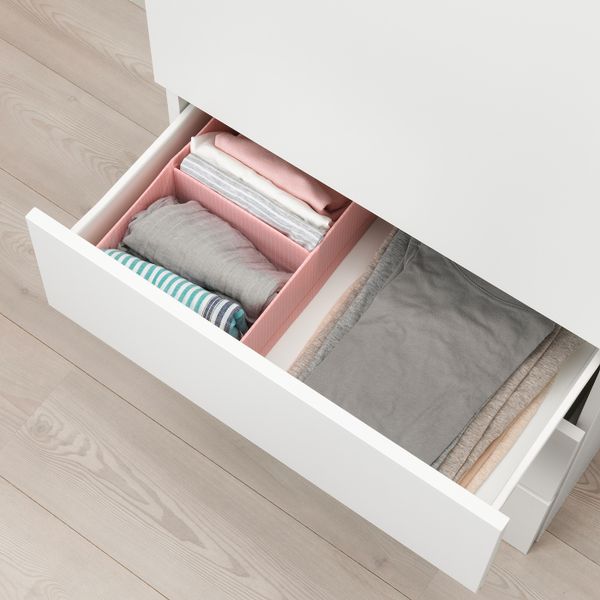 Ящик с отделениями, розовый 20x34x10 см IKEA СТУК 104.172.15 - фото 2