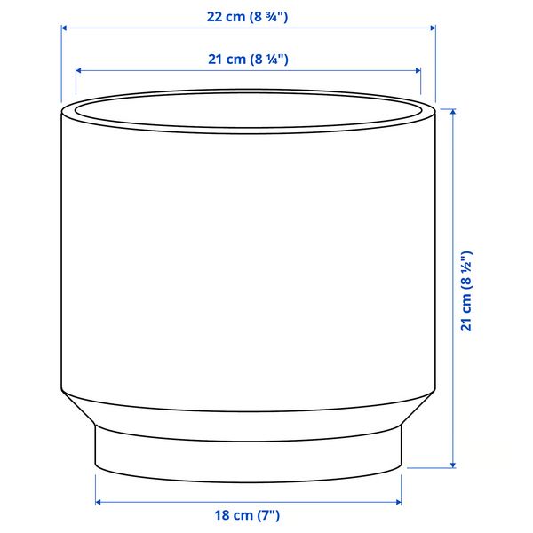 IKEA, дополнительный ракурс - схема-чертеж с размерами