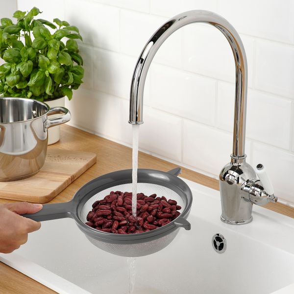 Сито, 2 шт., пластик/серый IKEA BENLÖJA БЕНЛОЙА 004.762.53 - схема-чертеж с размерами