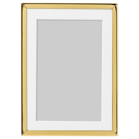 Рама ГУЛЬДБОДА, желтая медь (13x18 см)