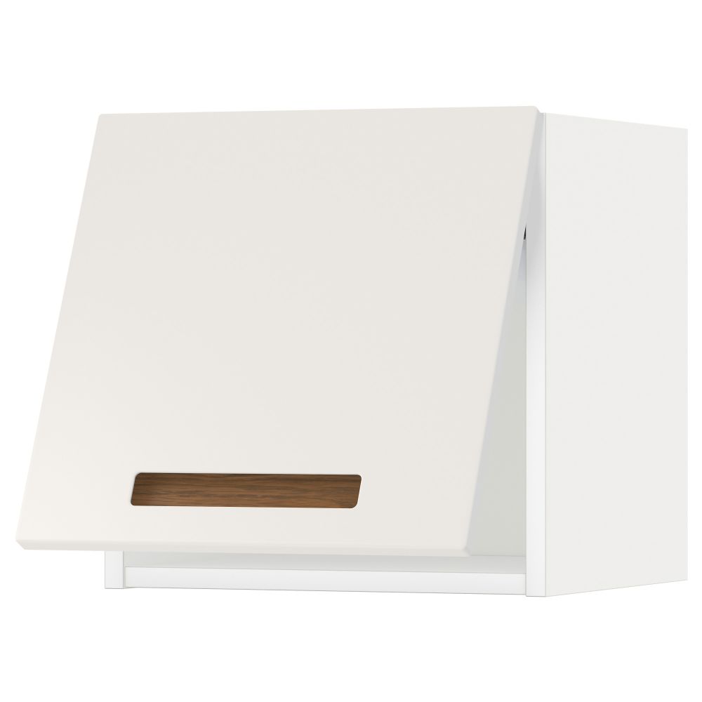 Горизонтальный навесной шкаф МЕТОД, белый, Мэрста белый - схема-чертеж с размерами