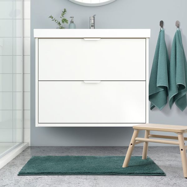 IKEA в интерьере ванной - схема-чертеж с размерами