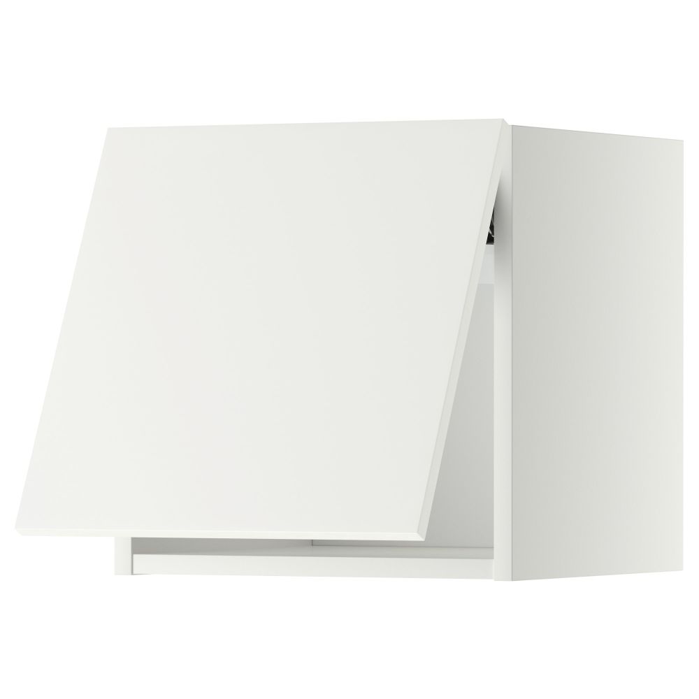 Горизонтальный навесной шкаф МЕТОД, белый, Хэггеби белый - схема-чертеж с размерами