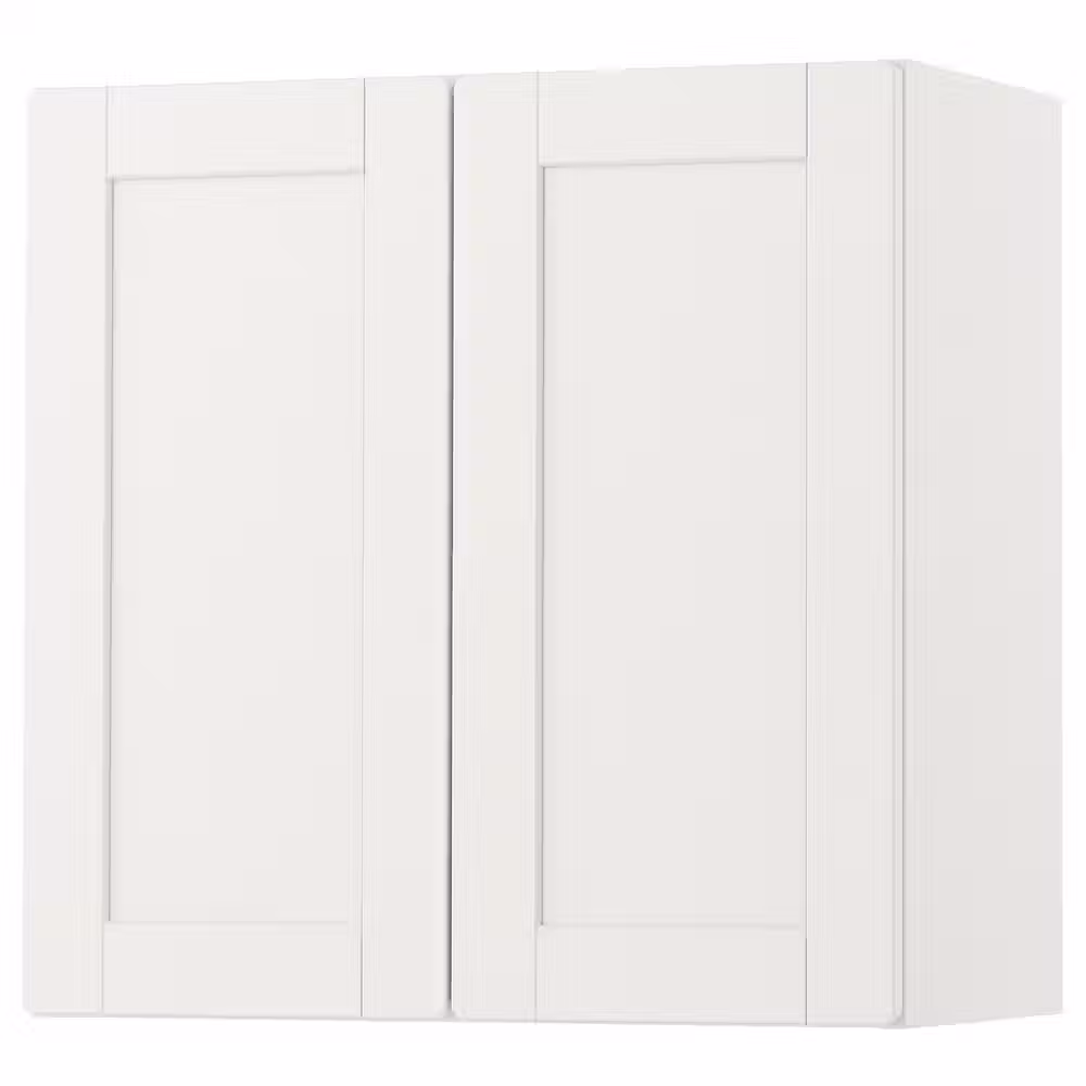 SMÅSTAD Навесной шкаф - белый с рамой/с 1 полкой 60x32x60 см - фото 1