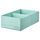 Ящик с отделениями, светлая бирюза 20x34x10 см IKEA STUK СТУК 604.716.29
