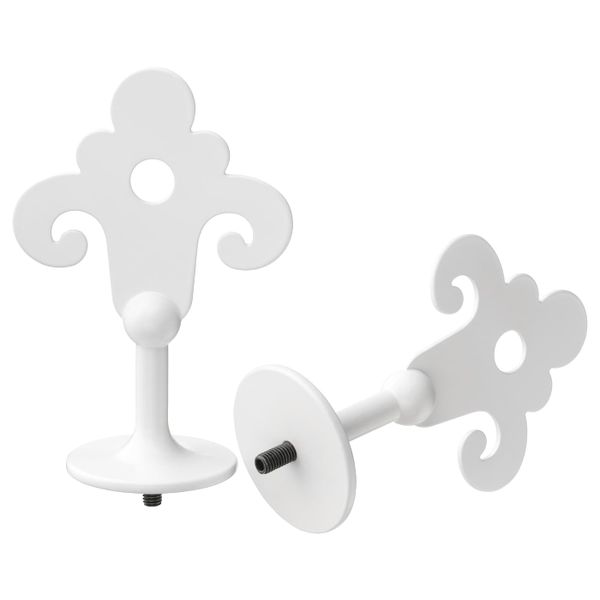 Наконечники, 2 шт., белый IKEA HÖGTIDLIG ХЁГТИДЛИГ 703.703.28 - фото 1