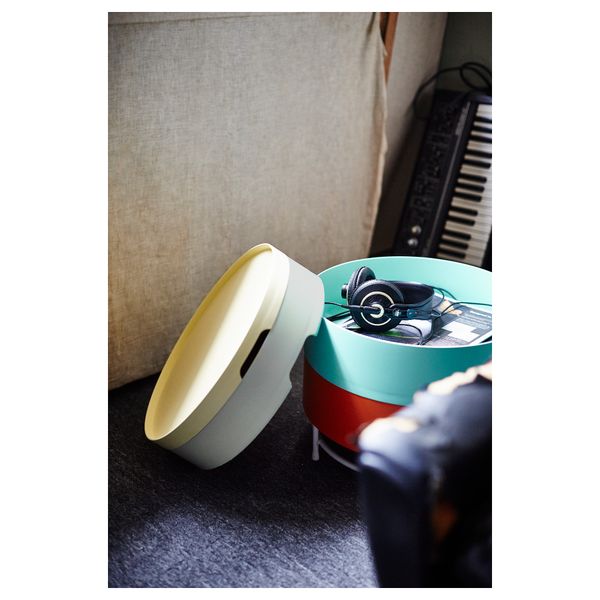 Столик с отделениями для хранения ИКЕА ПС 2014, разноцветный (44 см) - схема-чертеж с размерами