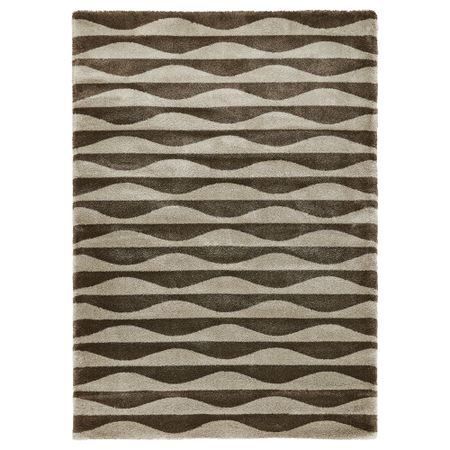 Ковер, длинный ворс МУЛЛЕРУП, темно-бежевый (170x240 см)