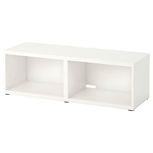 Тумба под ТВ, белый 120x40x38 см IKEA BESTÅ БЕСТО 902.994.30 - фото 1