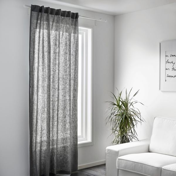 Ткань, 150 см, серый IKEA AINA АЙНА 901.598.87 - схема-чертеж с размерами