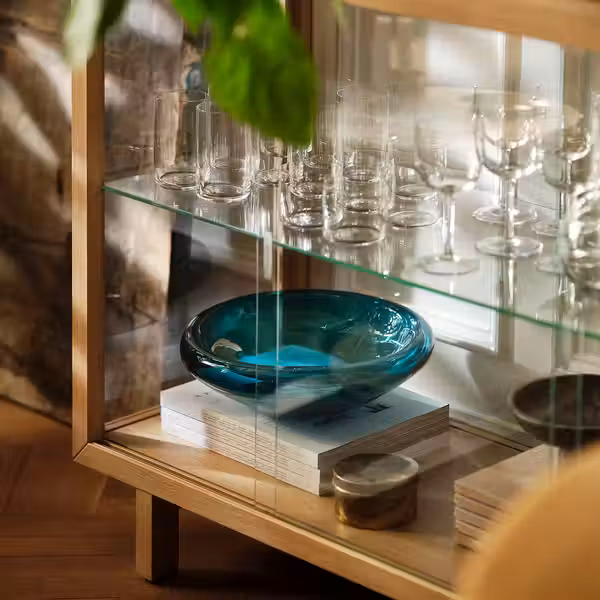 STOCKHOLM 2025 СТОКГОЛЬМ 2025 Миска - темный сине-бирюзовый 34 см - фото 2