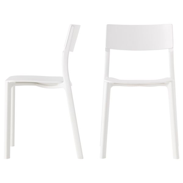 Стол и 4 стула, белый, белый, 125 см IKEA MELLTORP МЕЛЬТОРП, JANINGE ЯН-ИНГЕ 591.614.87 - фото 5