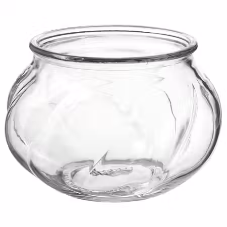 VILJESTARK Ваза - прозрачное стекло 8 см