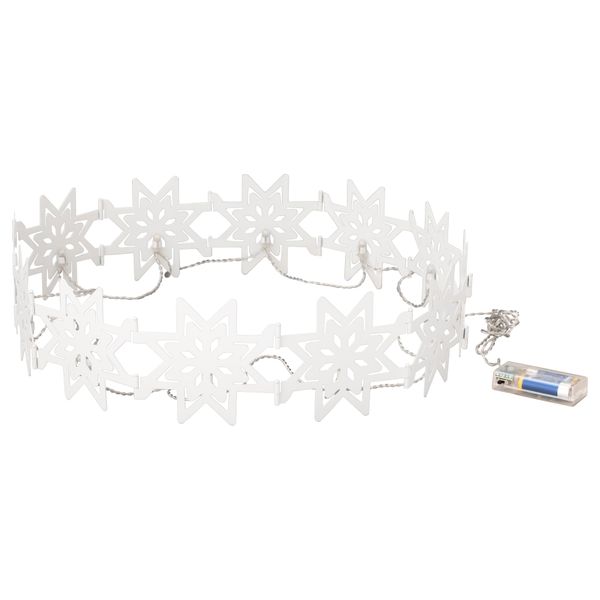 Светодиодное настольное украшение СТРОЛА, снежинки, складной - фото 2