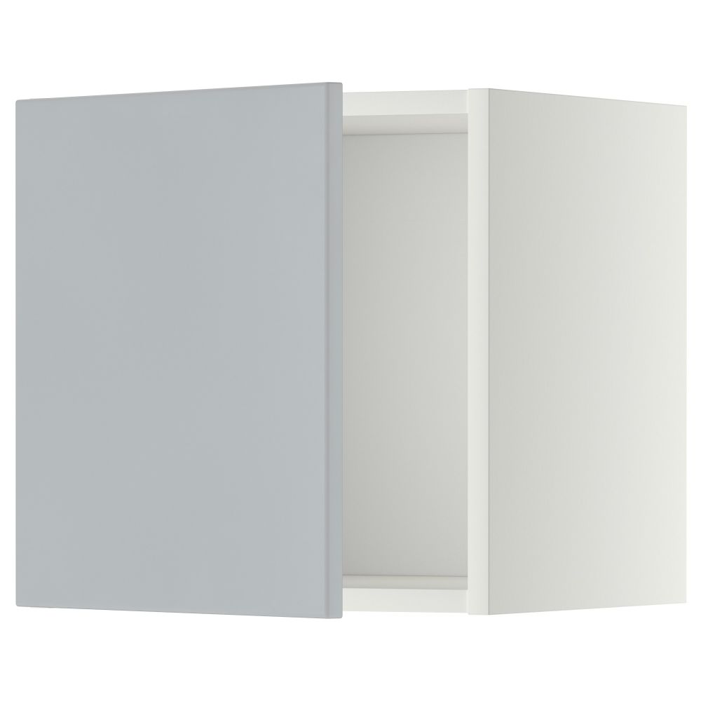 Шкаф навесной МЕТОД, белый, Веддинге серый - схема-чертеж с размерами