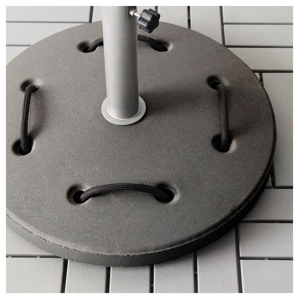 Зонт от солнца с опорой ЛОНГХОЛЬМЕН, бежевый, Локо серый (300x250 см) - фото 3