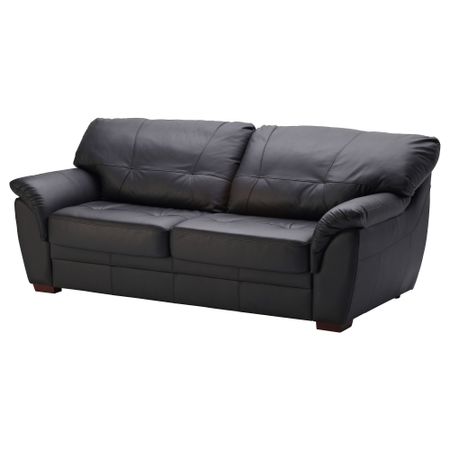 Диван-кровать 2-местная БЬЁРБУ, черный