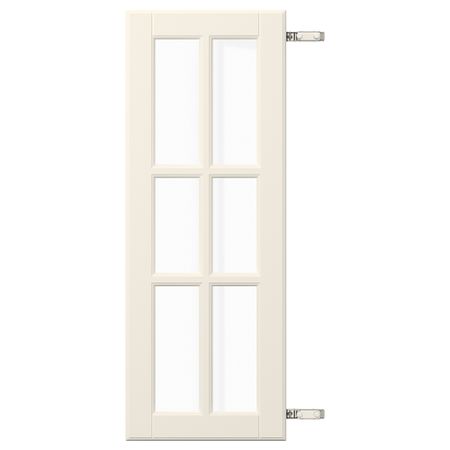 Дверца с петлями, 30x80 см, белый с оттенком IKEA BODBYN БУДБИН 594.630.98