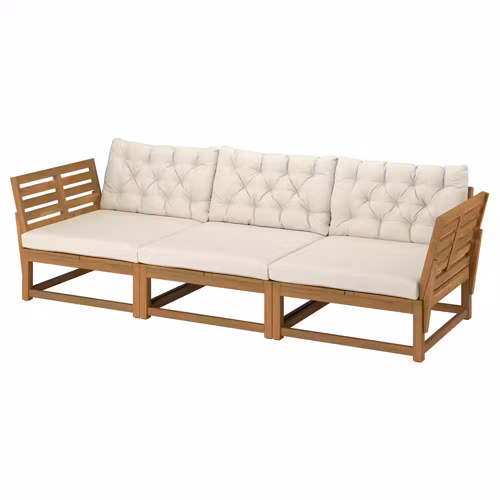 NÄMMARÖ 3-местный модульный диван - схема-чертеж с размерами