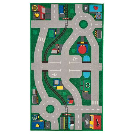 LILLABO Ковер - зеленый 75x133 см