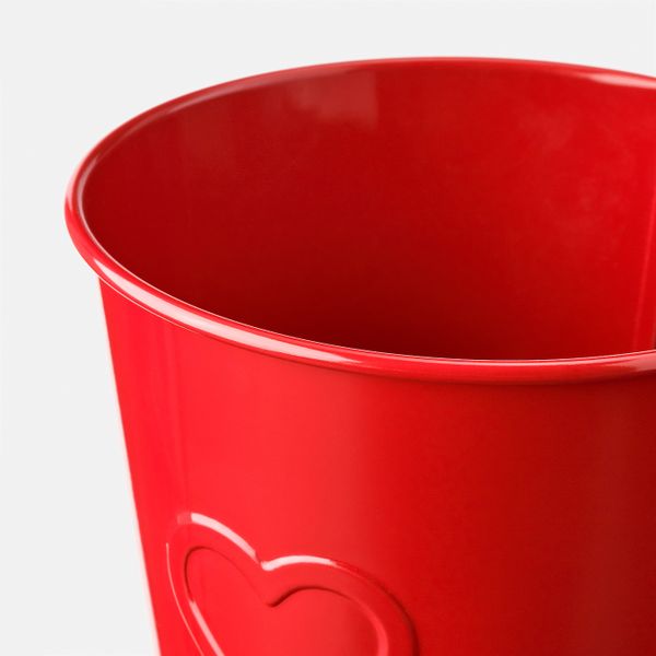 Кашпо, красный, 12 см IKEA ВИНТЕРФЕСТ 604.283.63 - схема-чертеж с размерами