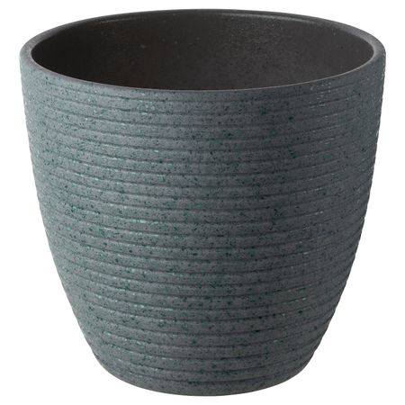 Горшок цветочный, серый 19 см IKEA SKAKIG СКАКИГ 605.183.92