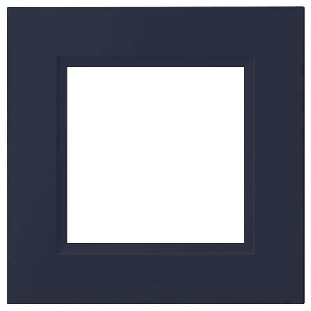 Стеклянная дверь, матовая поверхность синий 40x40 см IKEA AXSTAD АКСТАД 604.912.36 - схема-чертеж с размерами