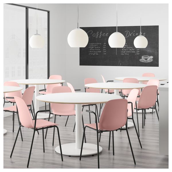 Легкое кресло ЛЕЙФ-АРНЕ, розовый, Дитмар черный - фото 3