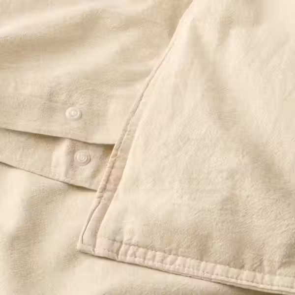 ÄNGSLILJA Пододеяльник и 2 наволочки - неокрашенный 240x220/50x60 см - фото 5