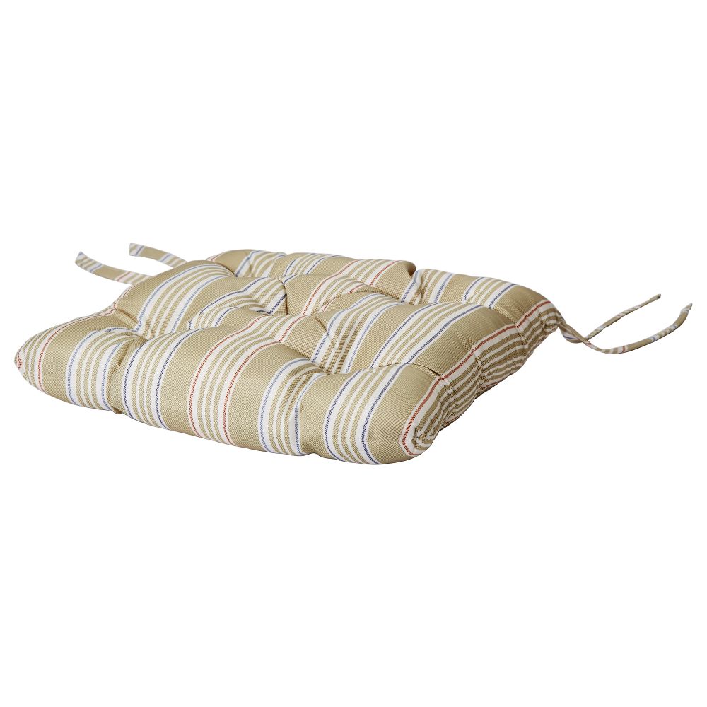 Подушка на садовый стул СЭРО, бежевый (35x35 см) - фото 1