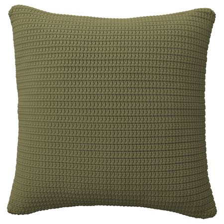 Чехол на подушку, для/дома/улицы, бежево-зеленый 50x50 см IKEA SÖTHOLMEN СЁТХОЛЬМЕН 804.794.79